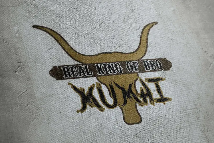 Mumai The Real King of BBQ Logodesign